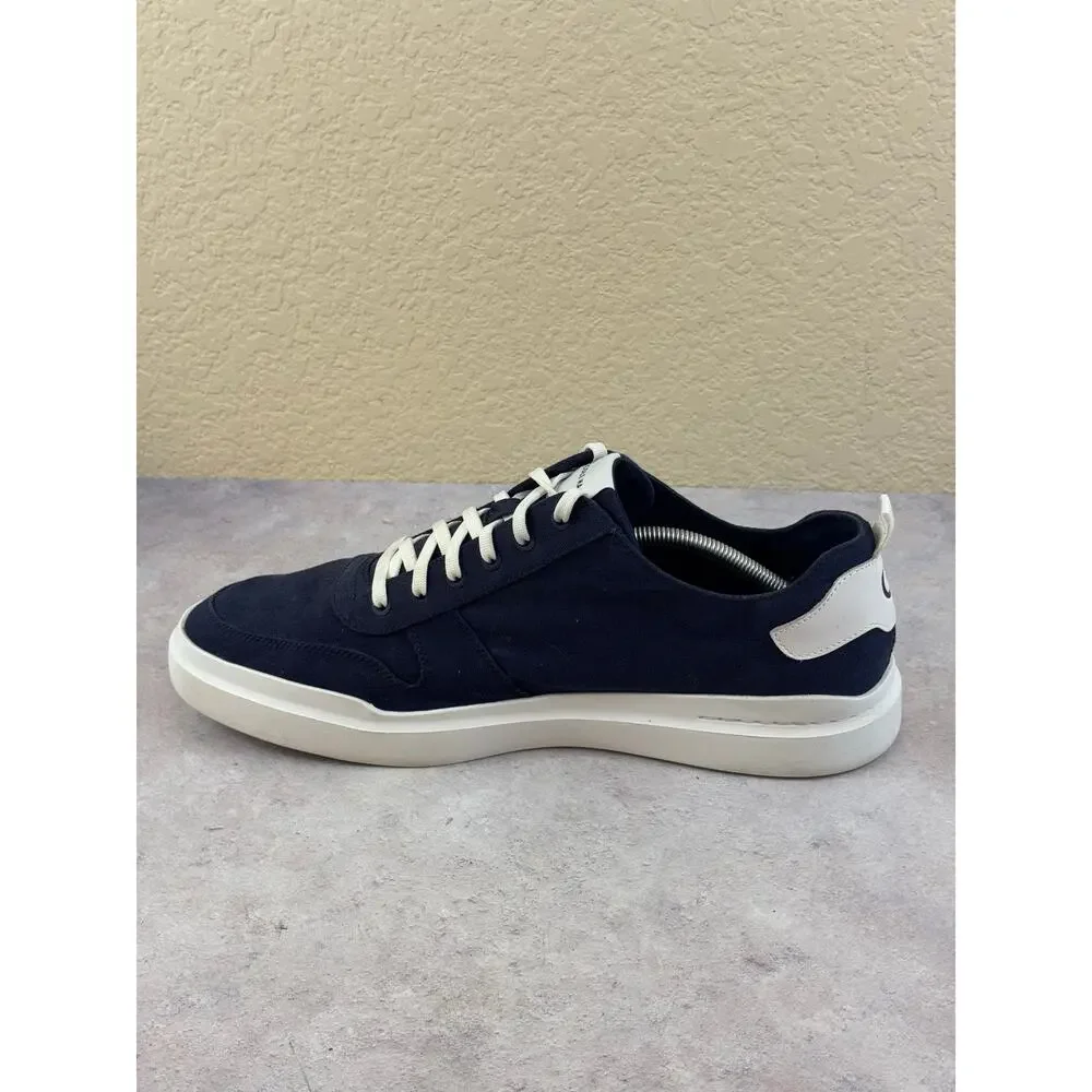 Cole Haan GrandPro Rally Marine-Blue Canvas Sneakers Shoes 13 Men C34715